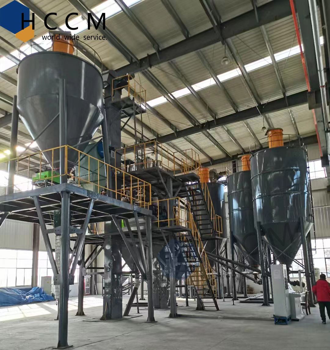 Industrial Tile Adhesive 20T/H Dry Mortar Plant Mixer Plant