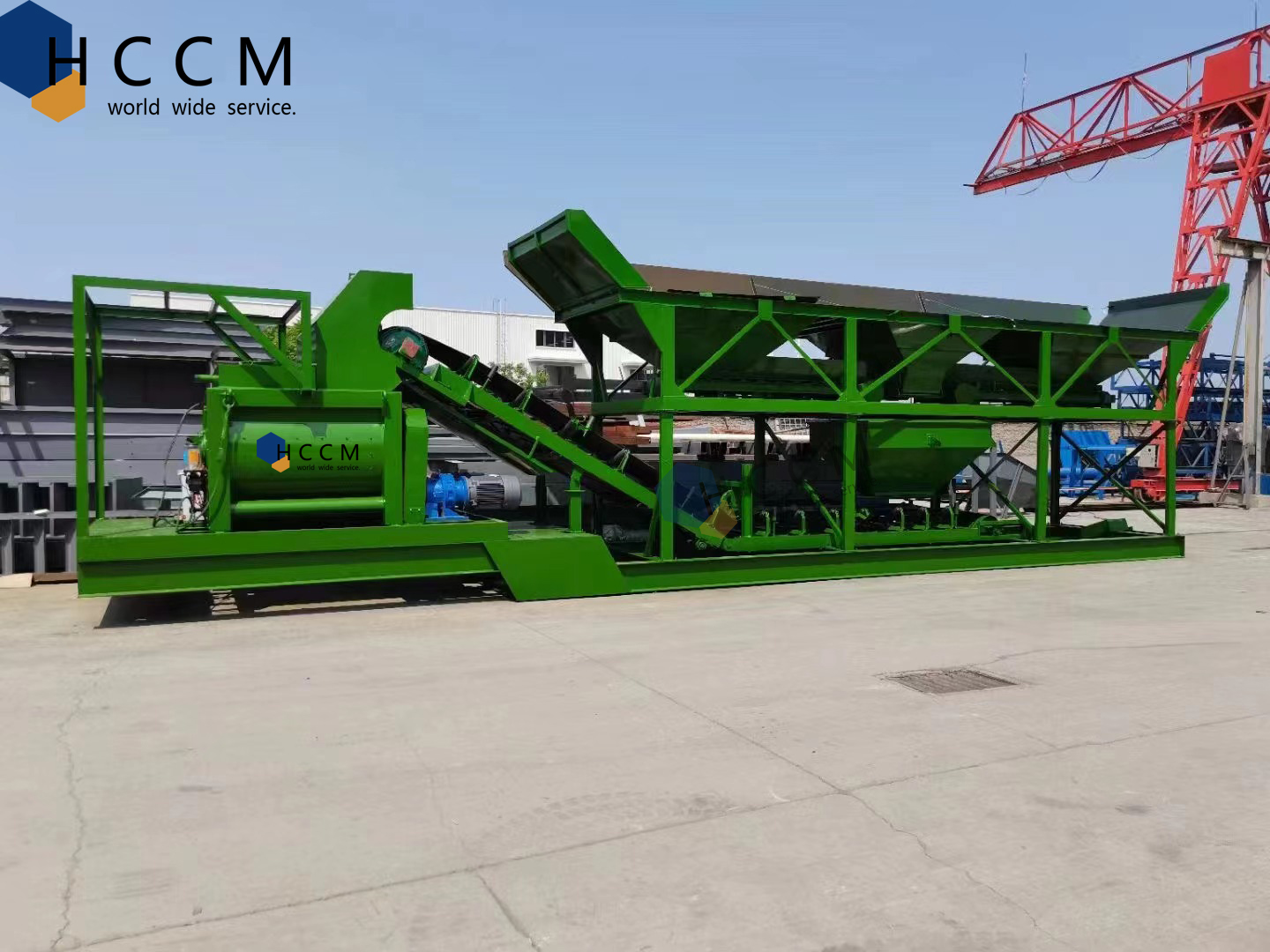 High Quality HZS 35 Concrete Batching Plant