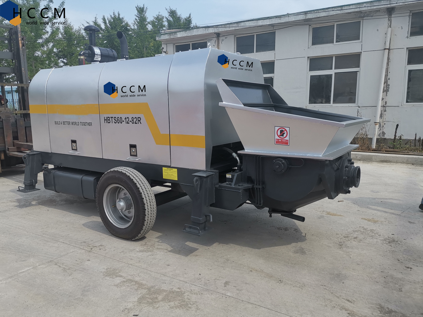 The Top Quality Diesel Type Concrete Pump