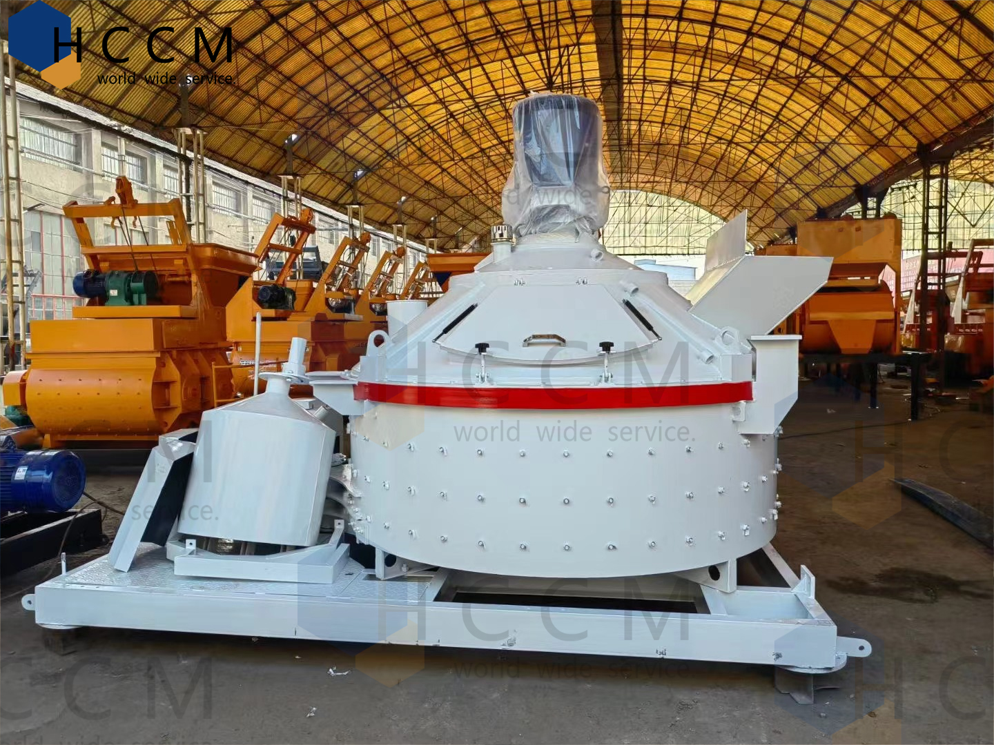 Construction Vertical Shaft Planetary Concrete Mixer