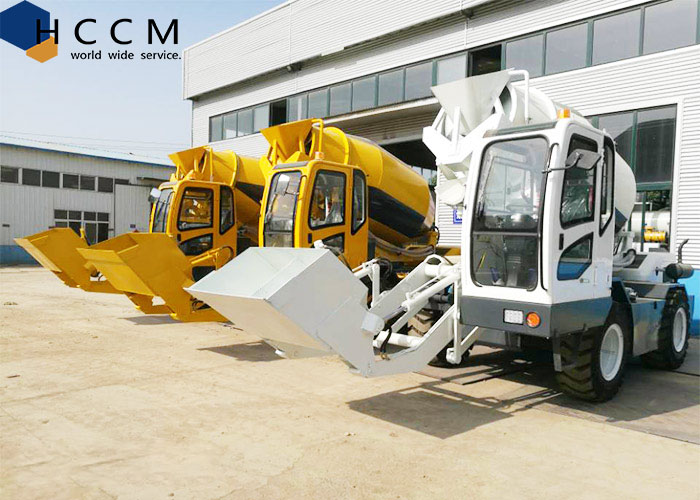 Self loading concrete mixer truck-HCCM