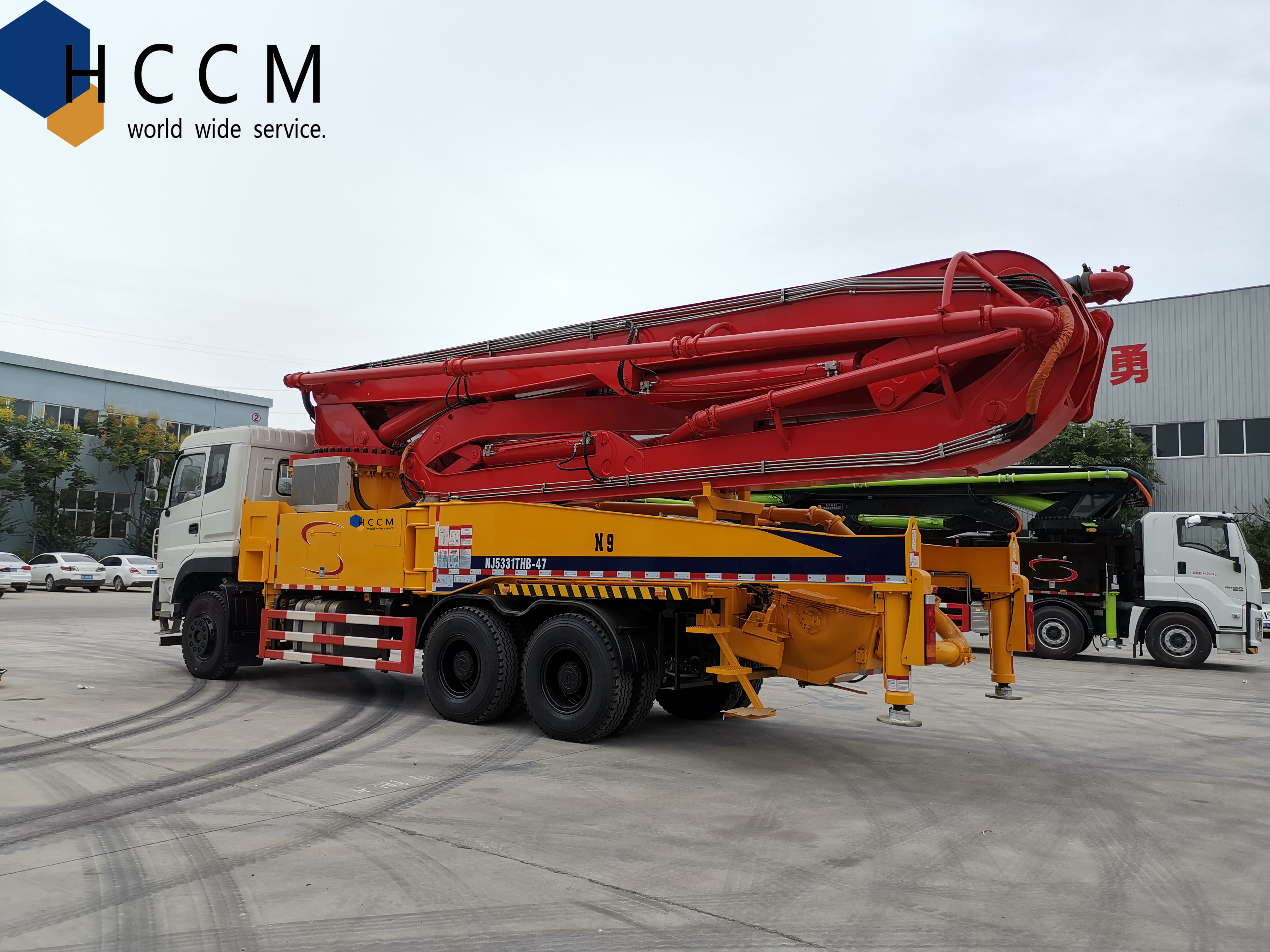 36m – 62m Concrete  Boom Pump Truck Mounted