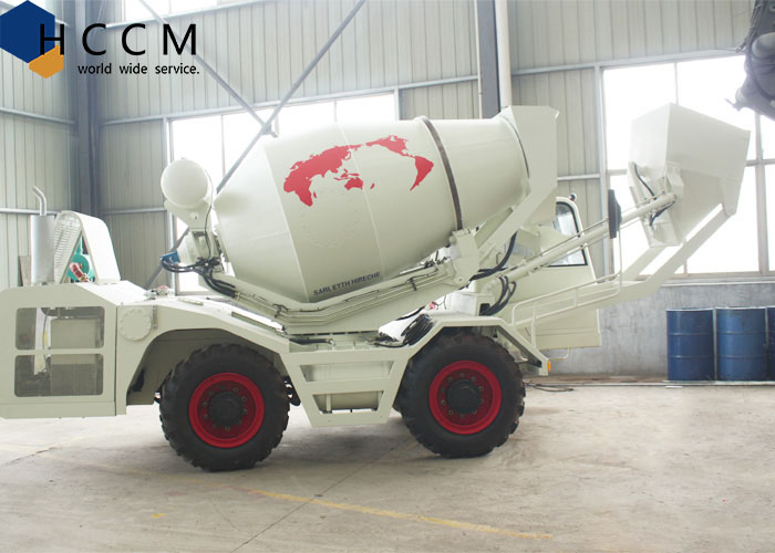 1.8 cbm Self Loading Mobile Concrete Mixer ready to delivery