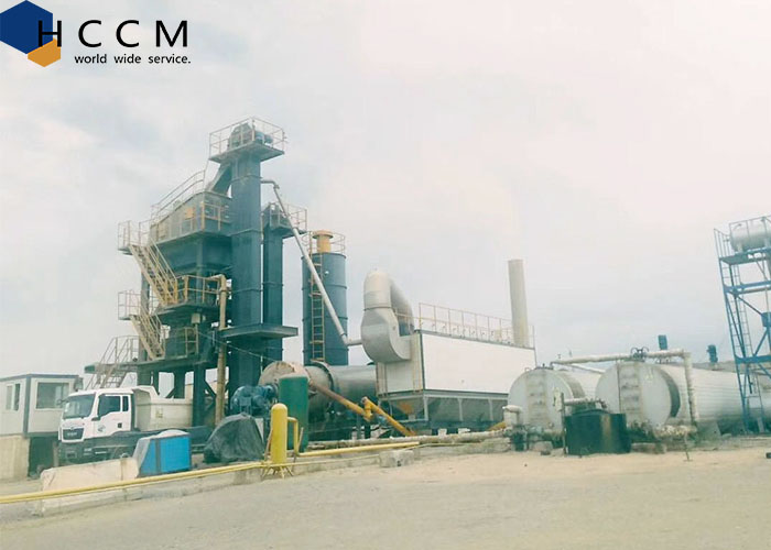 100 tph hot asphalt mixing plant pictures from clients