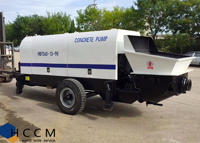 HBT60 Electric concrete pump delivery from Marvin –HCCM machine