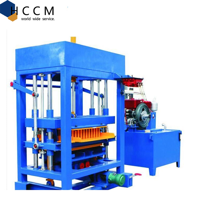 4-24/25/26 semi auto block brick making machine