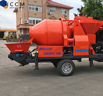 JBS40R Mobile Diesel Concrete Mixer Pump Big Capacity For Concrete Placing